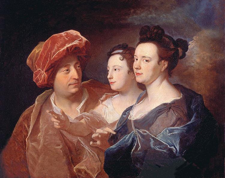 Hyacinthe Rigaud La famille Laffite oil painting image